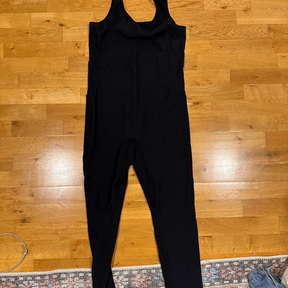 Black Sleeveless Jumpsuit